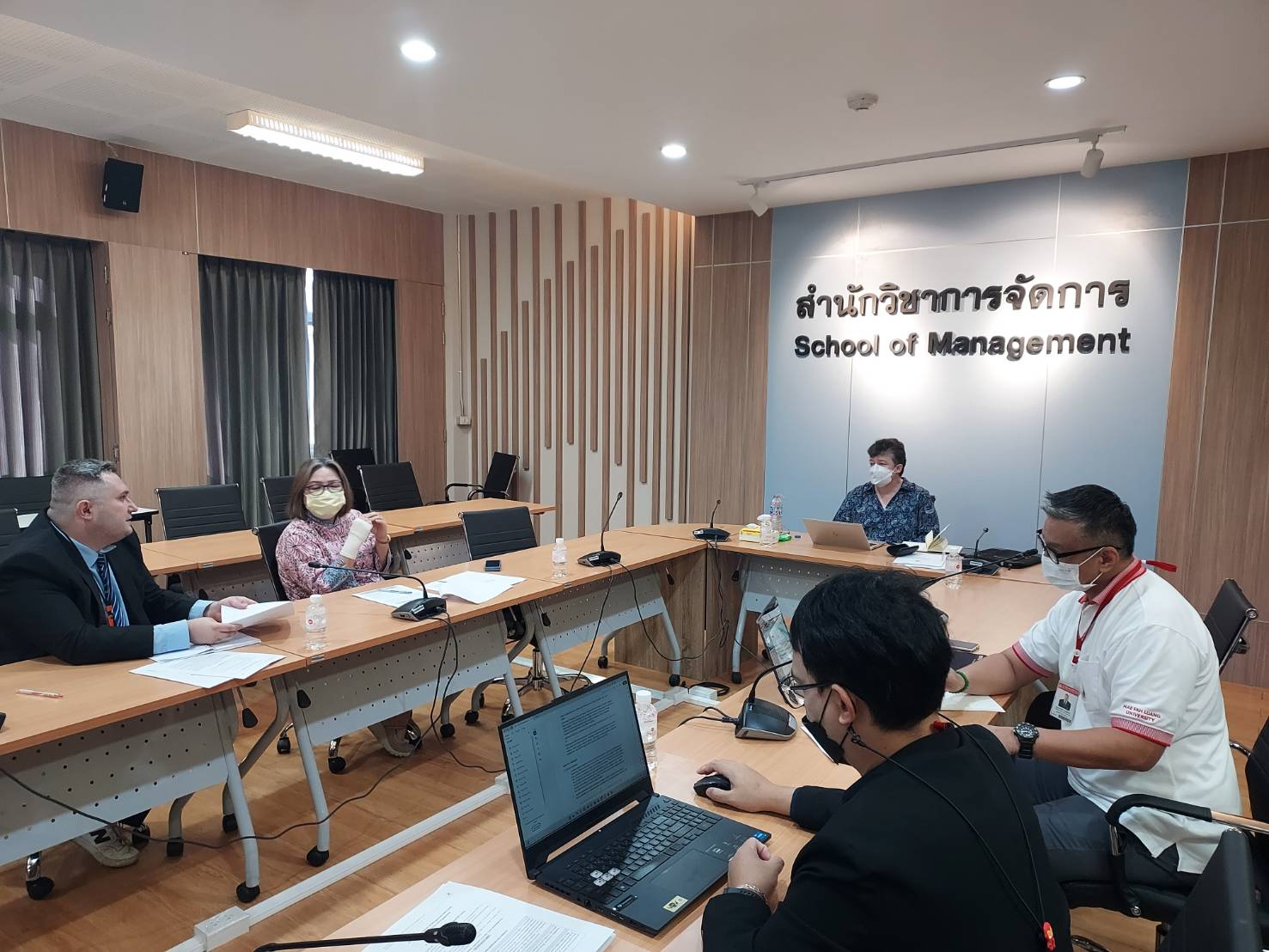 สำนักวิชาการจัดการ มฟล. ต้อนรับ AACSB Mentor ติดตามความก้าวหน้าการดำเนินงาน มุ่งสู่มาตรฐานสากล