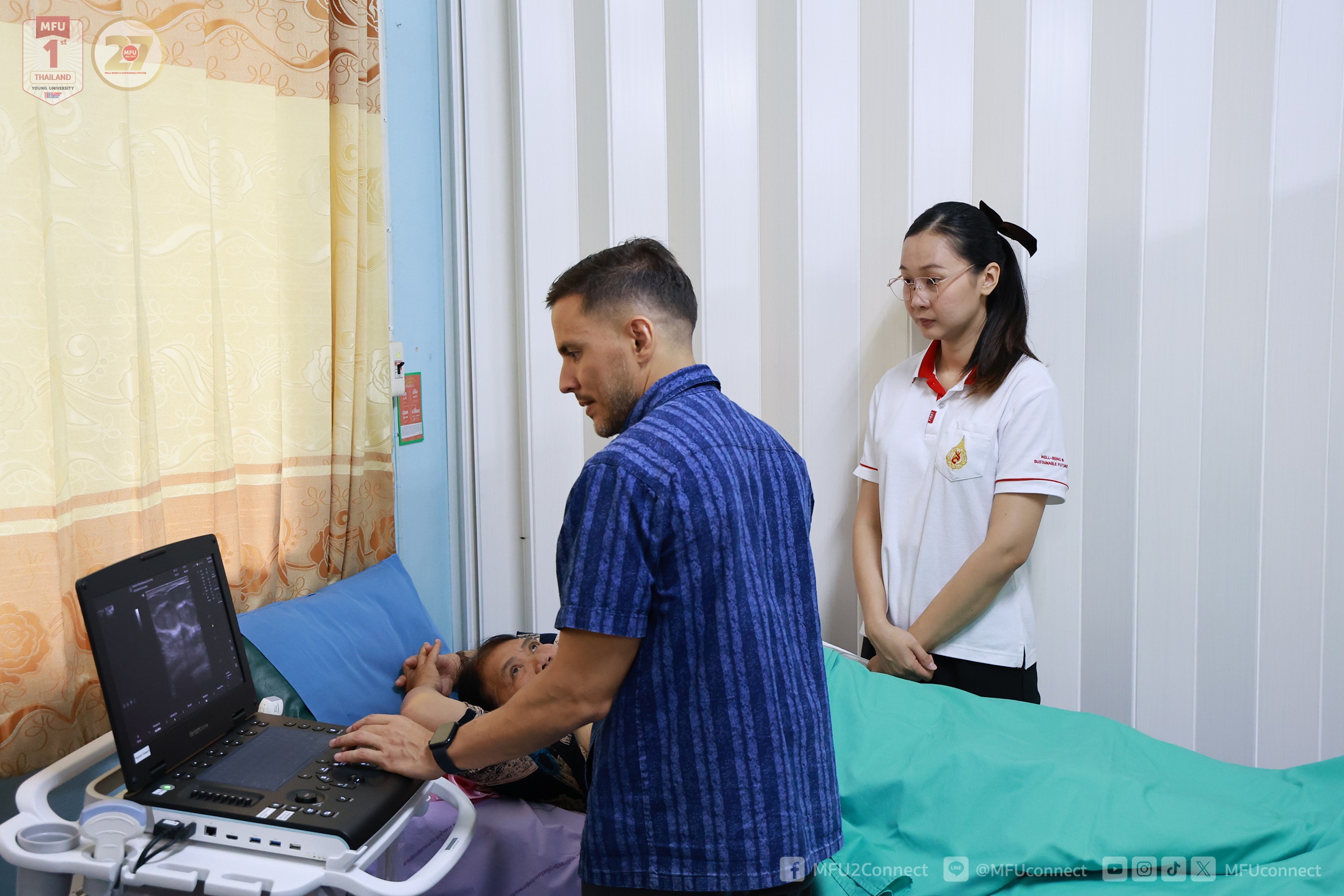 สำนักวิชาแพทย์-พยาบาล ร่วมกับ รพ.ศูนย์การแพทย์ มฟล. จัดโครงการคัดกรองมะเร็งเต้านมและมะเร็งปากมดลูก ลงพื้นที่ตำบลห้วยน้ำขุ่น อ.แม่ฟ้าหลวง จ.เชียงราย
