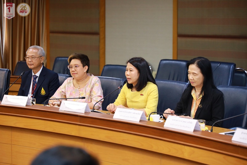 กระทรวงการต่างประเทศ - ม.แม่ฟ้าหลวง ร่วมหารือการขับเคลื่อนโครงการความร่วมมือเพื่อการพัฒนาไทย-เมียนมา ด้านสาธารณสุขชายแดน