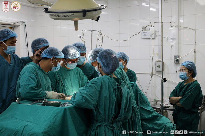 มฟล.จัดโครงการบริการวิชาการด้านสุขภาพสู่ สปป.ลาว เสริมสร้างเครือข่ายสุขภาพในอนุภูมิภาคลุ่มแม่น้ำโขง เป็นวันที่สอง