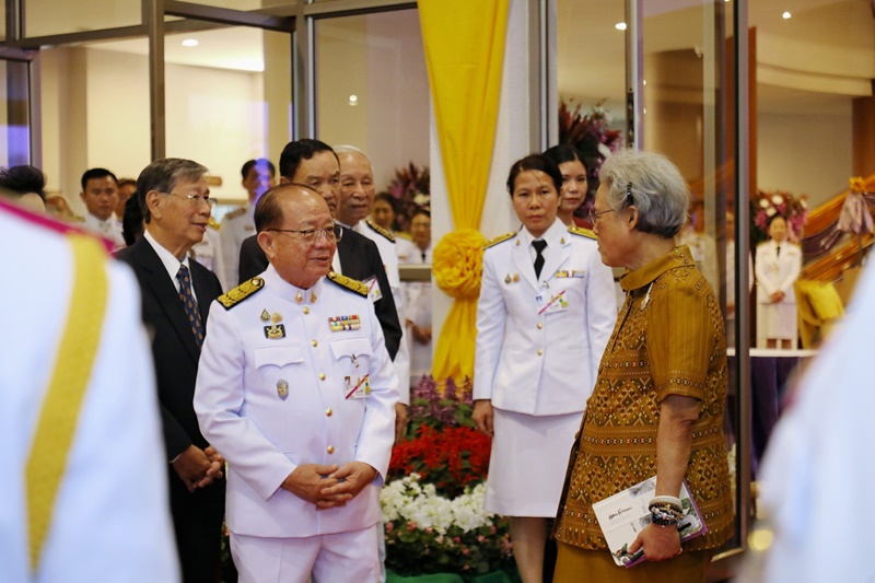 สมเด็จพระกนิษฐาธิราชเจ้าฯ ทอดพระเนตรนิทรรศการ 'รวมศาสตร์ศิลป์ รับมือภัยพิบัติ' ณ มหาวิทยาลัยแม่ฟ้าหลวง