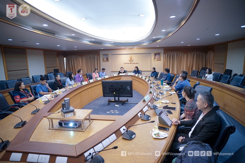 อบจ.เชียงราย เข้าหารือมหาวิทยาลัยแม่ฟ้าหลวง ยกระดับการจัดการภัยพิบัติในพื้นที่