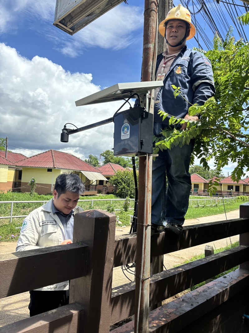 มหาวิทยาลัยแม่ฟ้าหลวงติดตั้งเซ็นเซอร์ 