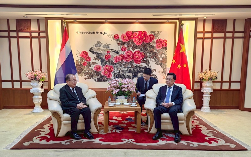 มฟล. พบทูตจีน กระชับความร่วมมือและขยายโอกาสการศึกษา วิทยาศาสตร์ และนวัตกรรม สู่อนาคตร่วมไทย–จีน